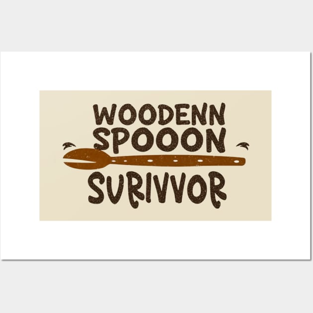 wooden spoon survivor Wall Art by Aldrvnd